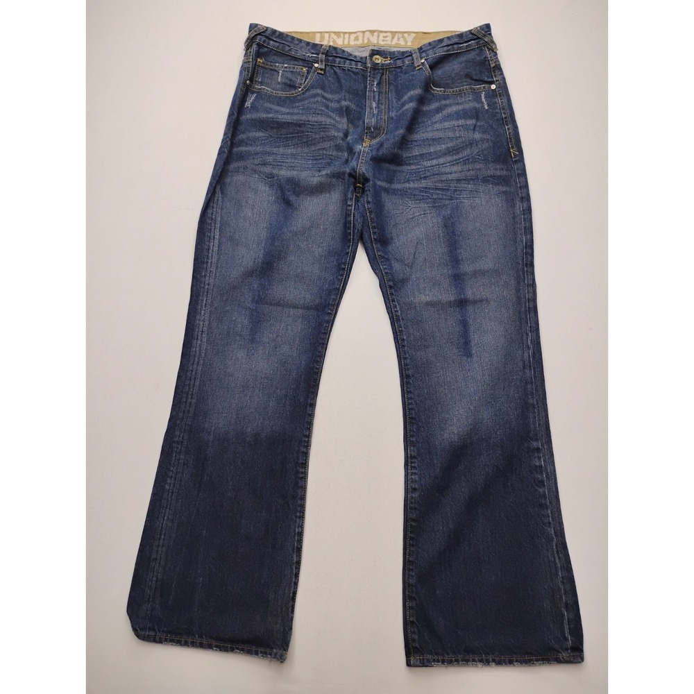 Union Bay Baggy Wide Leg Vintage y2k‎ Dark Wash Hong Kong Mens 38 (40x33)